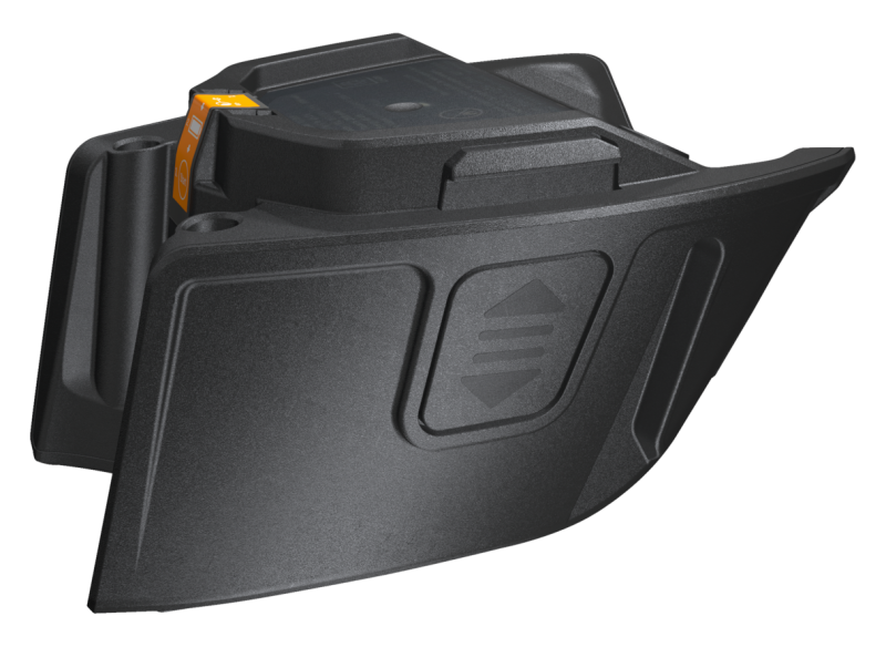 Lithium‑ion battery   increases the running time of the Triflex. HXLA