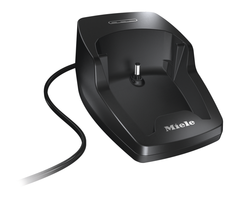 Charger cradle for convenient charging of lithium-ion battery independent of appliance. HXLS