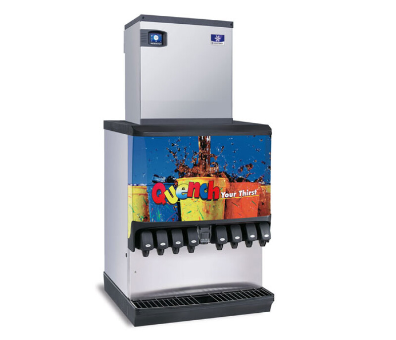 Indigo NXT Ice/Beverage Machine Head, Half-Dice, Remote, 22-inch IBF0620C