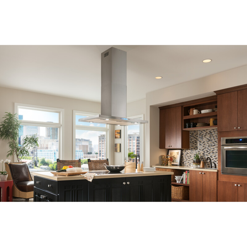 36-inch 400 Max Blower CFM Island Range Hood IBF4I Series IBF4I36SB