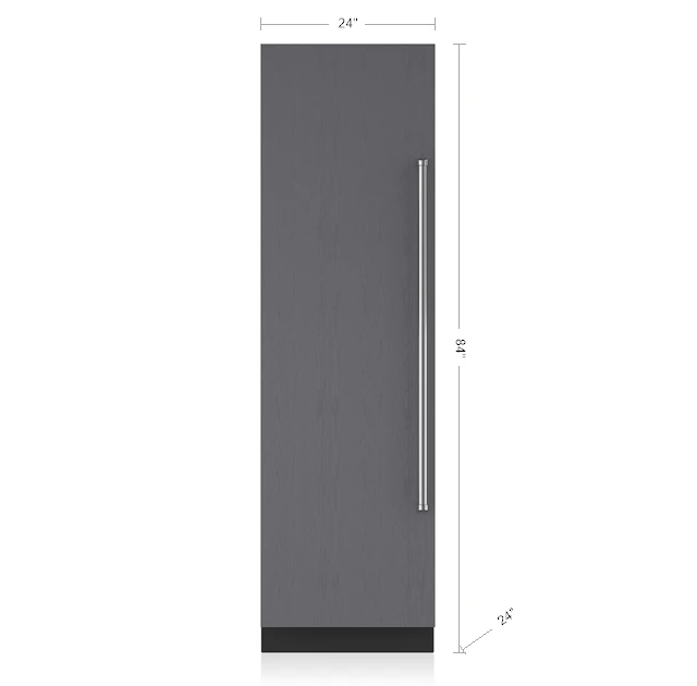 Legacy Model - 24" Designer Column Freezer with Ice Maker - Left Hinge IC24FILH