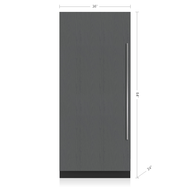 36" Designer Column Refrigerator - Panel Ready IC36R