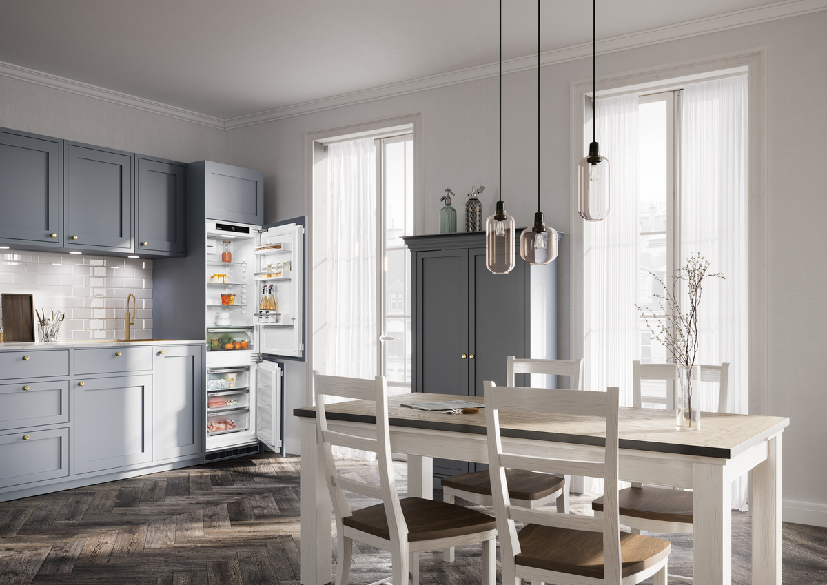 Integrable fridge-freezer with EasyFresh and NoFrost, Right Hinged IC5110IM