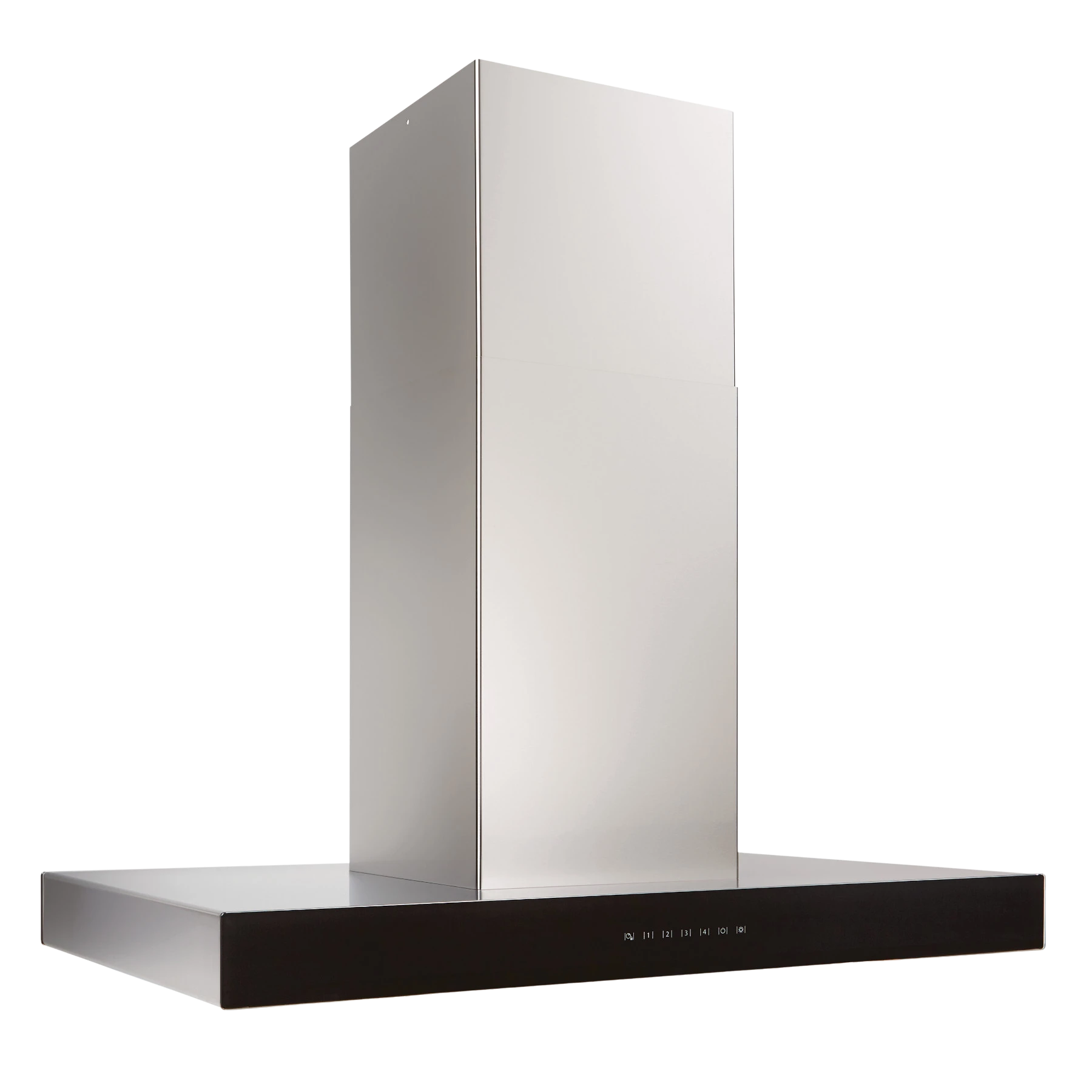 36-inch 650 Max Blower Cfm Stainless Steel Island Range Hood With Purled™ Light System And Black Glass (icb3 Series) ICB3I36SBB