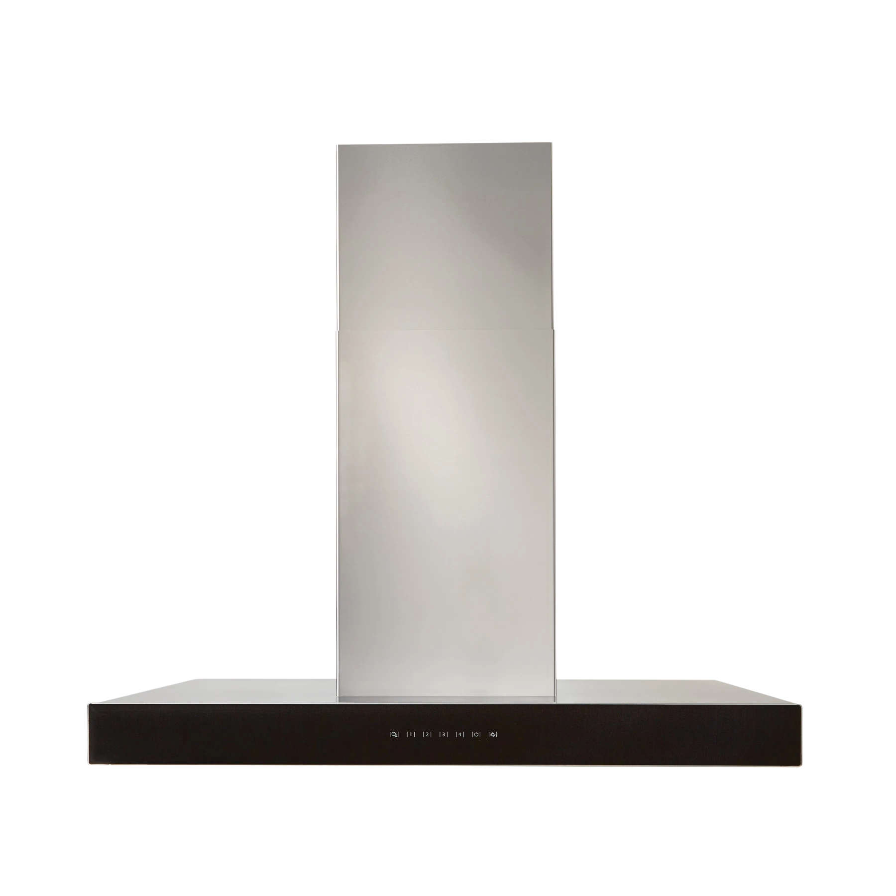 36-inch 650 Max Blower Cfm Stainless Steel Island Range Hood With Purled™ Light System And Black Glass (icb3 Series) ICB3I36SBB