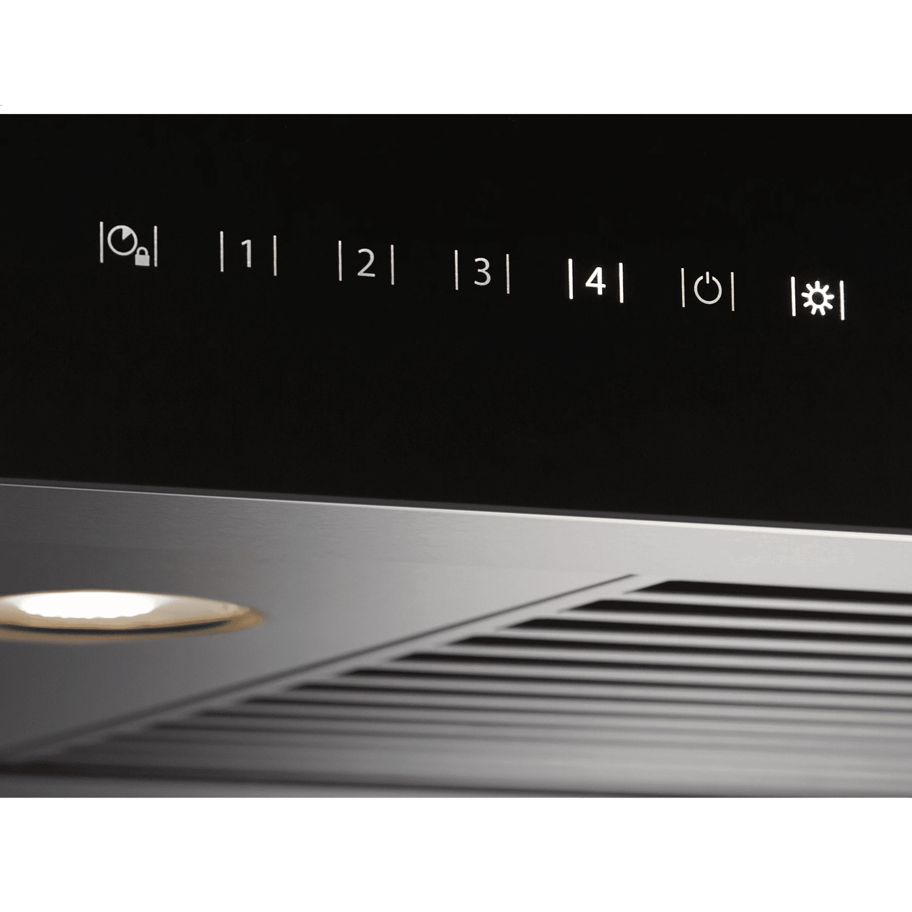 36-inch 650 Max Blower Cfm Stainless Steel Island Range Hood With Purled™ Light System And Black Glass (icb3 Series) ICB3I36SBB