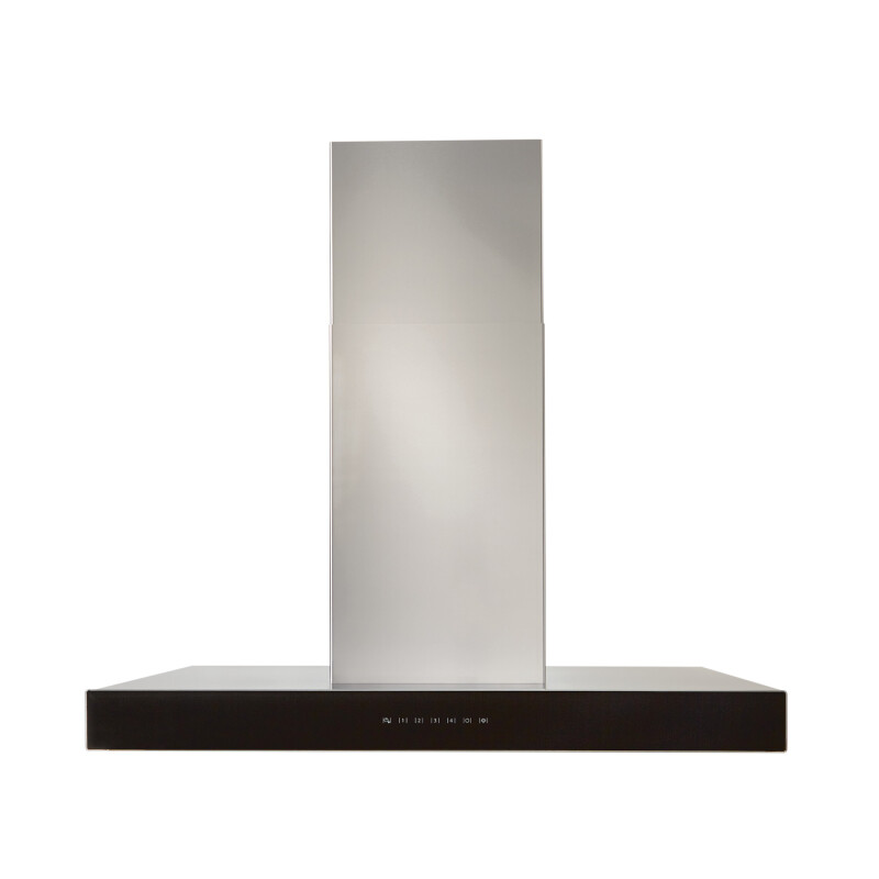 BEST Range Hoods 36-inch 650 Max Blower CFM Island Range Hood with PURLED Light System and Black Glass ICB3 Series Other ICB3I36SBB Picture 1