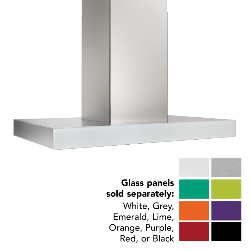 36-inch Island Range Hood 650 Max Blower CFM Without Glass ICB3 Series ICB3I36SBN