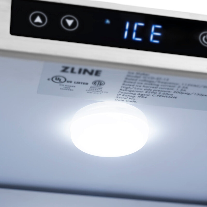 15 In. Touchstone Clear Cube Ice Maker With Drain Pump And Panel Ready Door ICCDP15