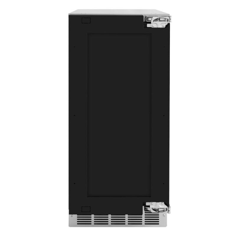 Autograph Edition 15 In. Touchstone Clear Cube Ice Maker With Drain Pump And Panel Ready Door With Matte Black Handle ICCDPZ15MB