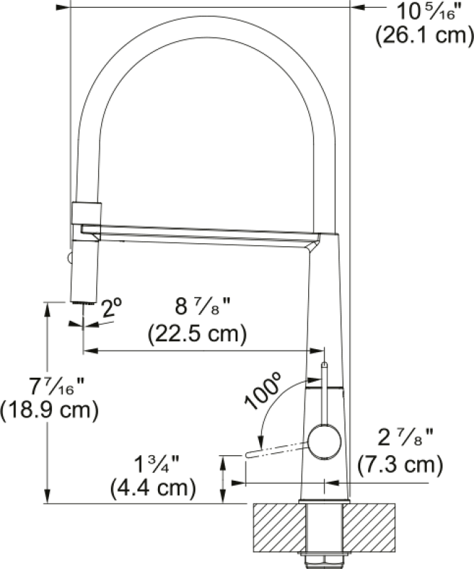 Icon Semi Pro Faucet view 13