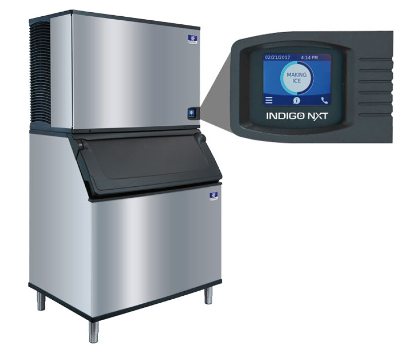 Indigo NXT Series Ice Machine Head, Regular Cube, Remote Condenser IDT1500N