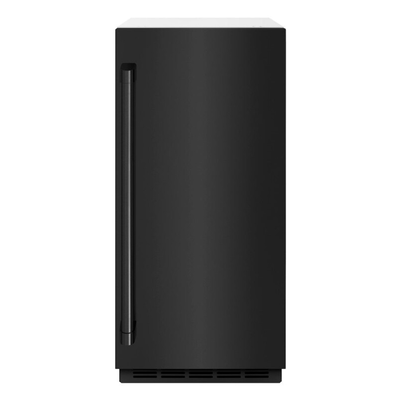 15 In. Touchstone Gourmet Ice Maker With Drain Pump And Black Stainless Steel Door IGMDBS15