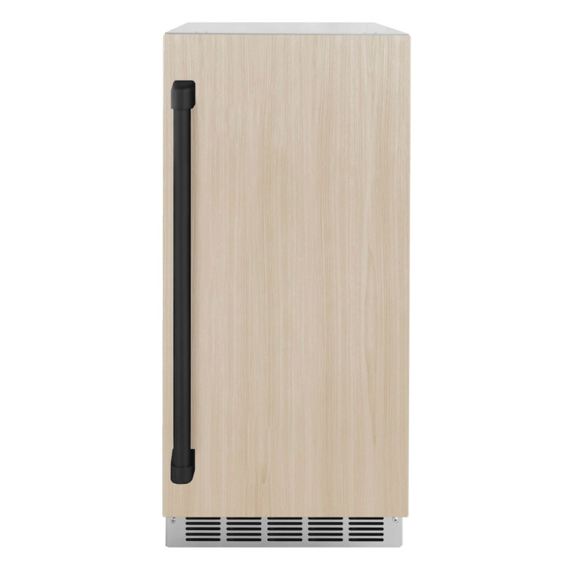 Autograph Edition 15 In. Touchstone Gourmet Ice Maker With Drain Pump And Panel Ready Door With Matte Black Handle IGMDPZ15MB
