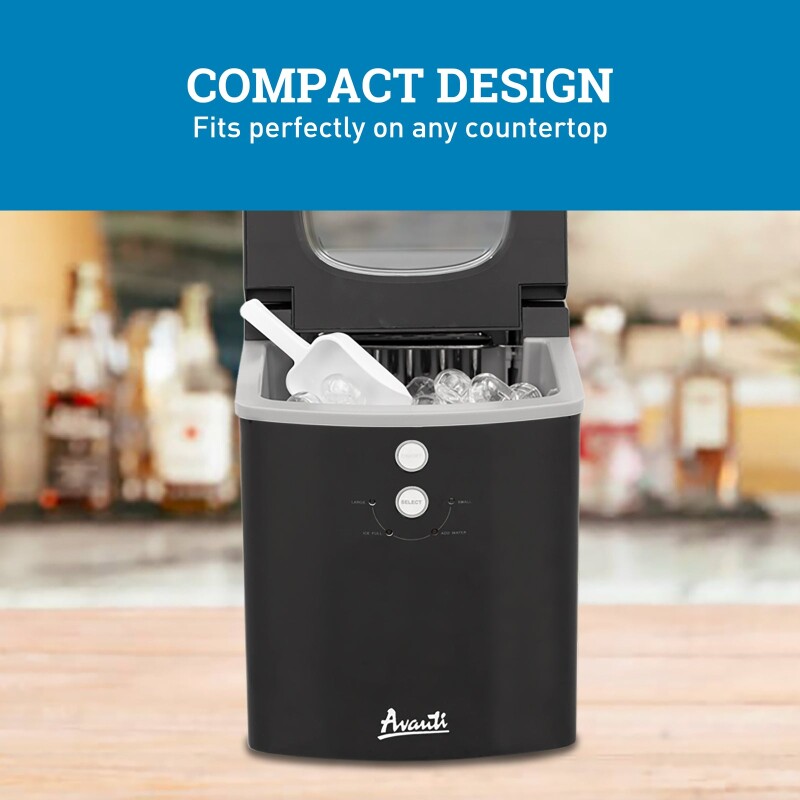 Avanti Portable Countertop Ice Maker IM1213SIS, product image 4 of 13