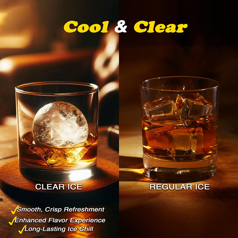 Equator-KB Ice SPHERE ICE MAKER Clear Slow melt 2inches 110V + Filtered Water Tank IMFDHD1Q501, product image 12 of 13