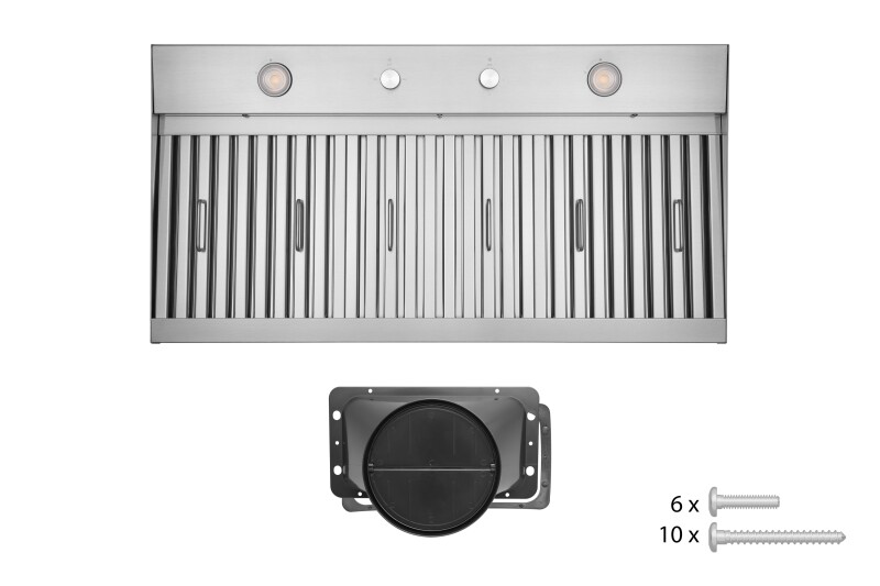 36" Insert Built-in Range Hood - Convertible - 17.87" Deep INR230SS36
