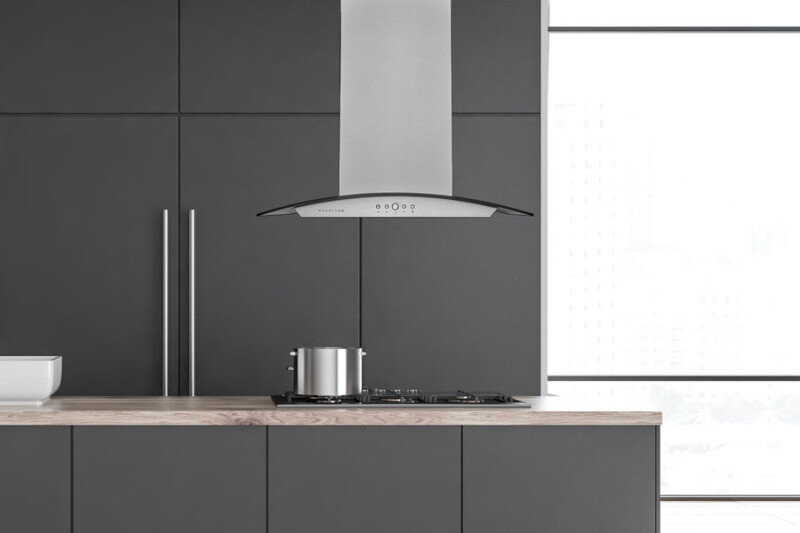 30" Canopy Island Range Hood - Convertible - Dual Control Panel IS200SS30