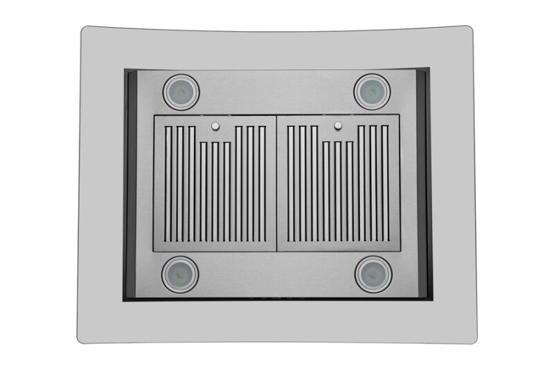 36" Canopy Island Range Hood - Convertible - Dual Control Panel IS200SS36