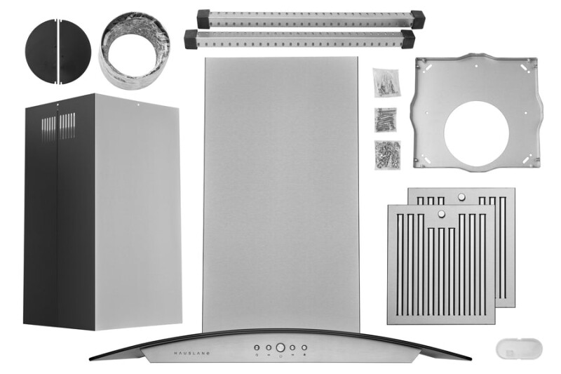 36" Canopy Island Range Hood - Convertible - Dual Control Panel IS200SS36