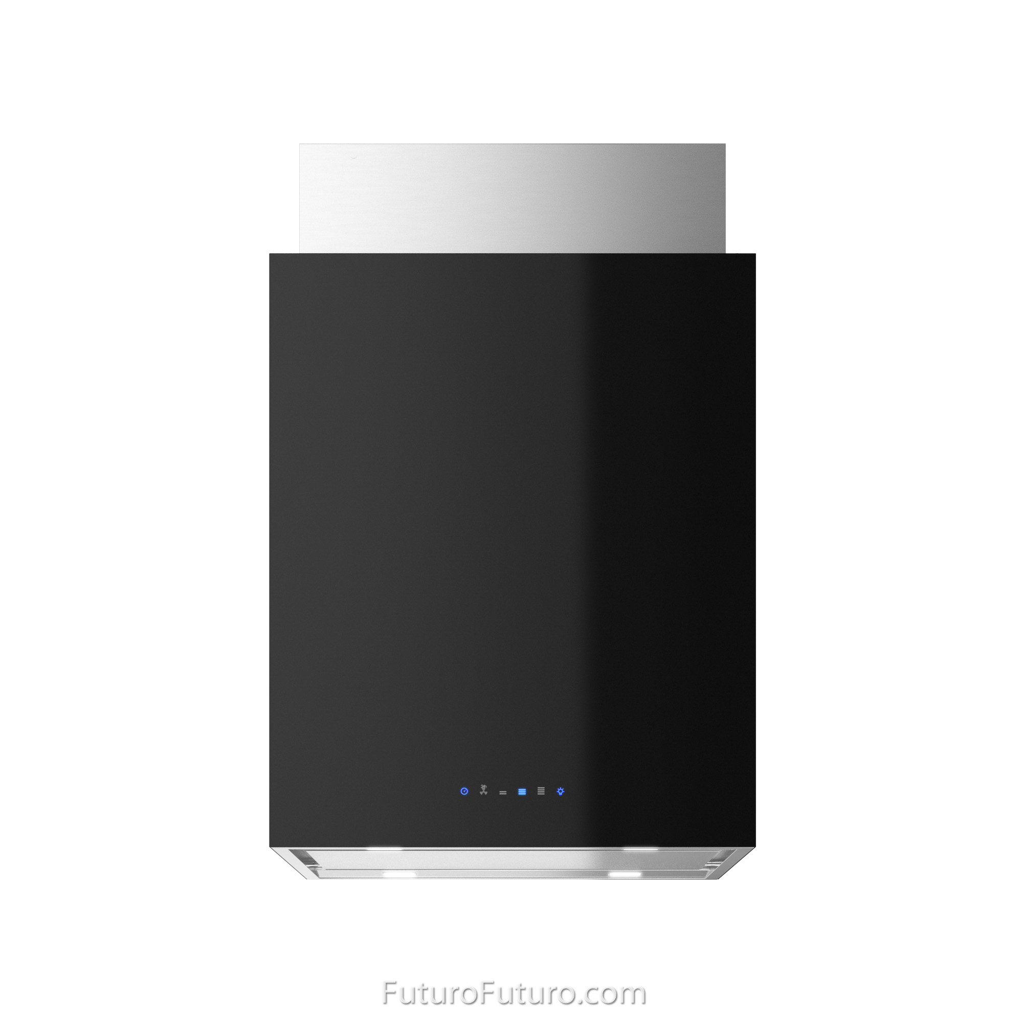 24″ Lombardy Black Island Range Hood IS24LOMBARDYBLK