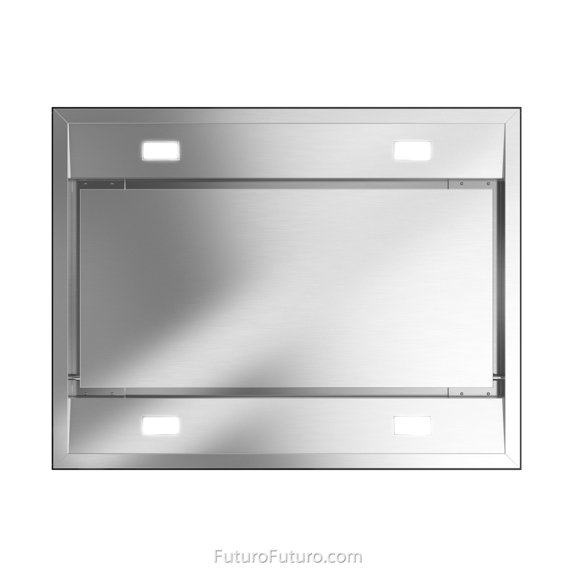 24″ Lombardy Black Island Range Hood IS24LOMBARDYBLK