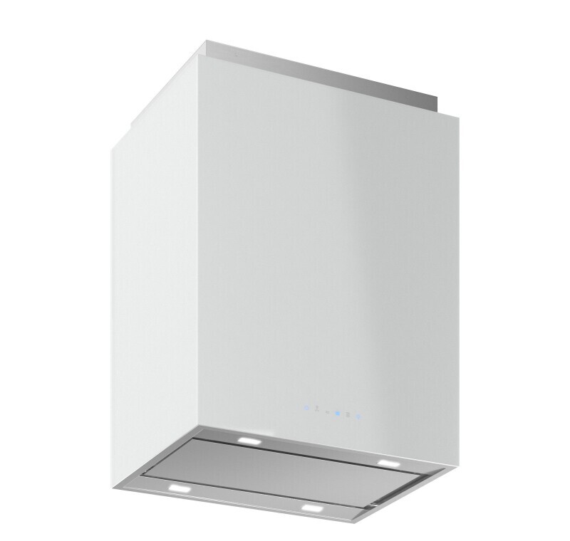24″ Lombardy White Island Range Hood IS24LOMBARDYWHT