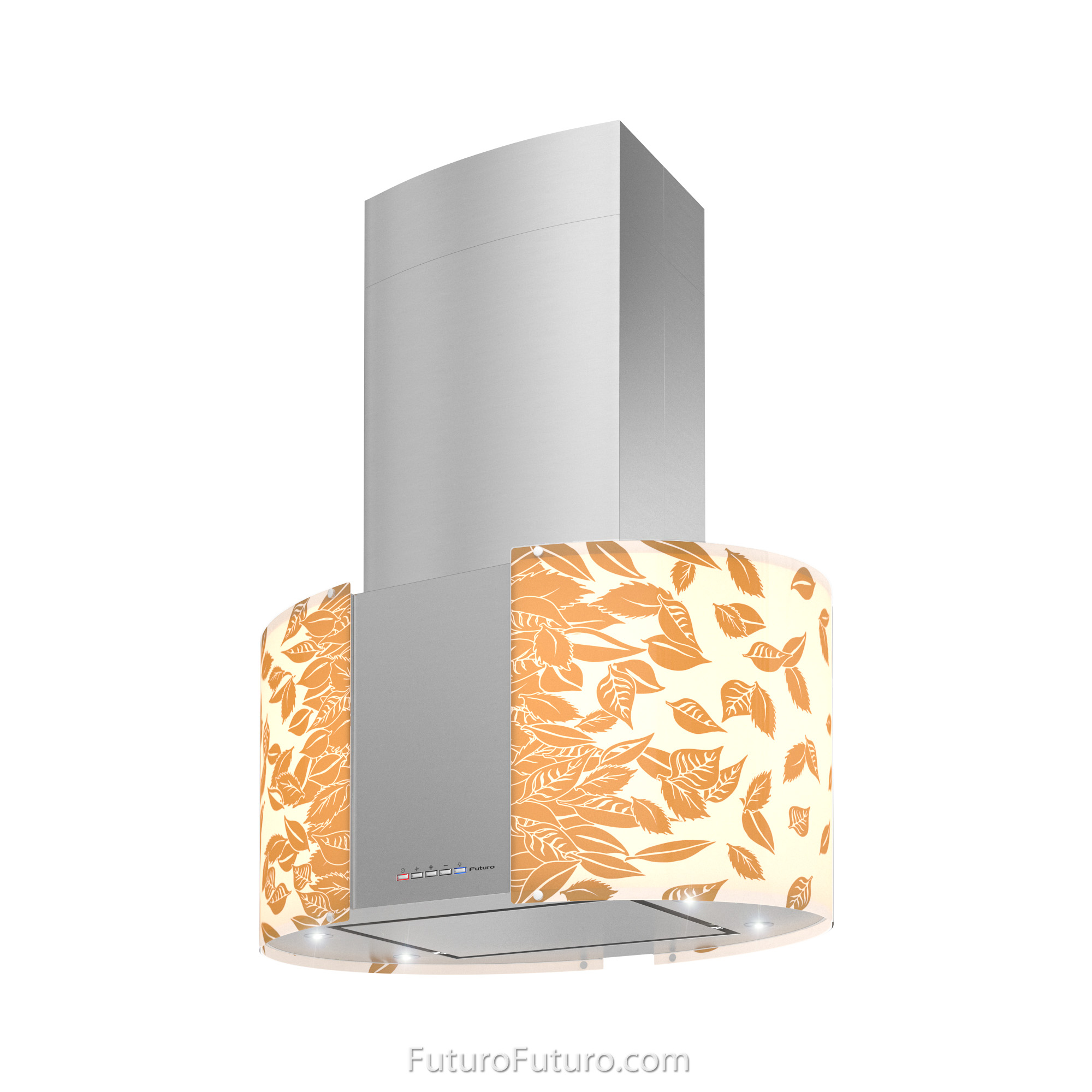 27″ Murano Autumn LED Island Range Hood IS27MURAUTUMNLED