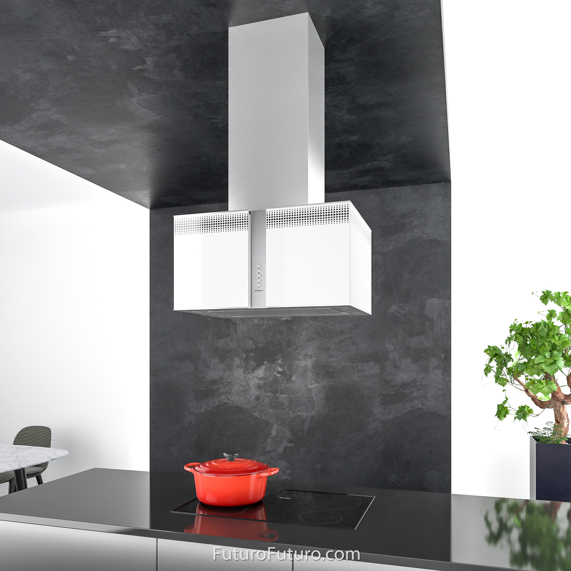 27″ Murano Fortuna LED Island Range Hood IS27MURFORTUNALED