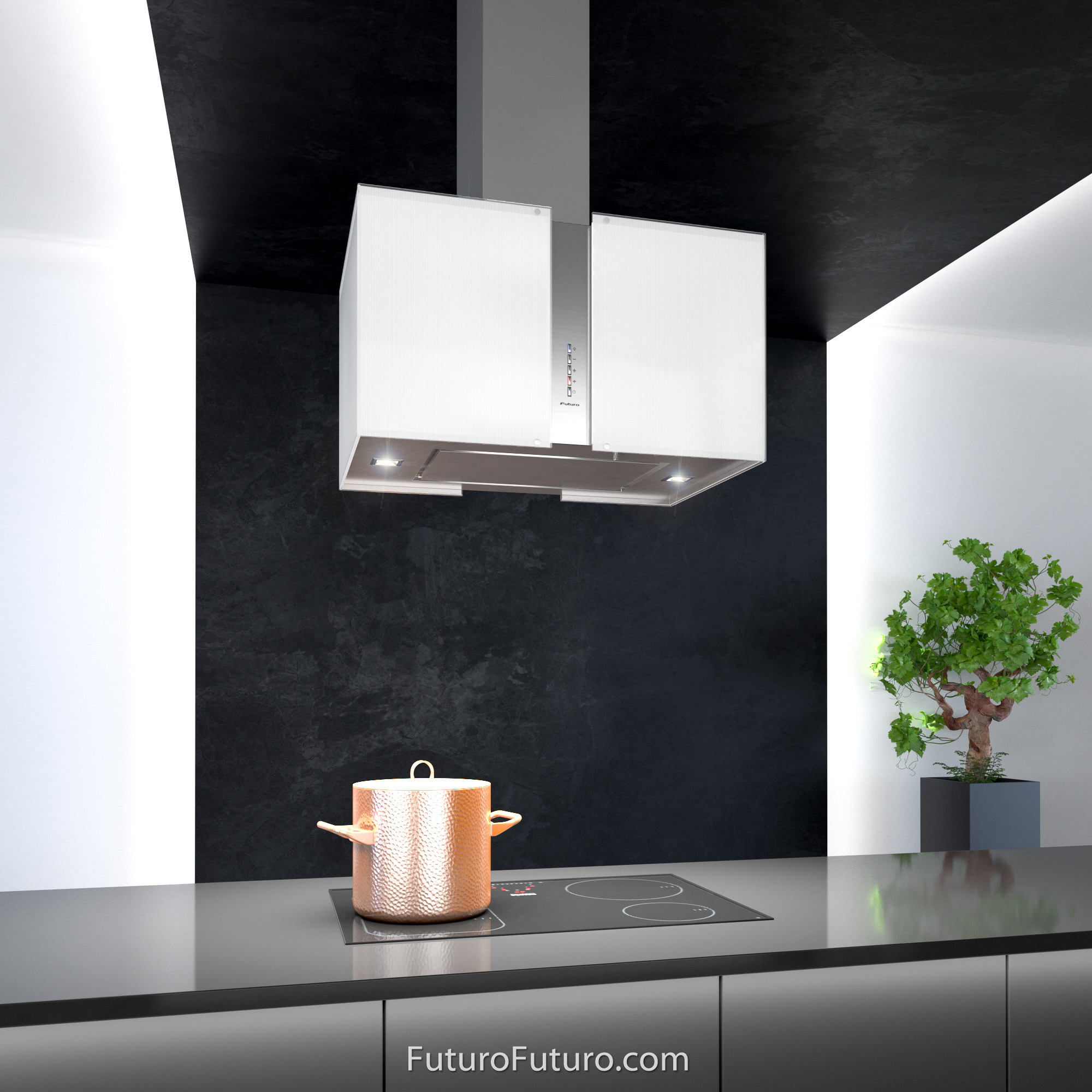 27″ Murano Frost Island Range Hood IS27MURFROST