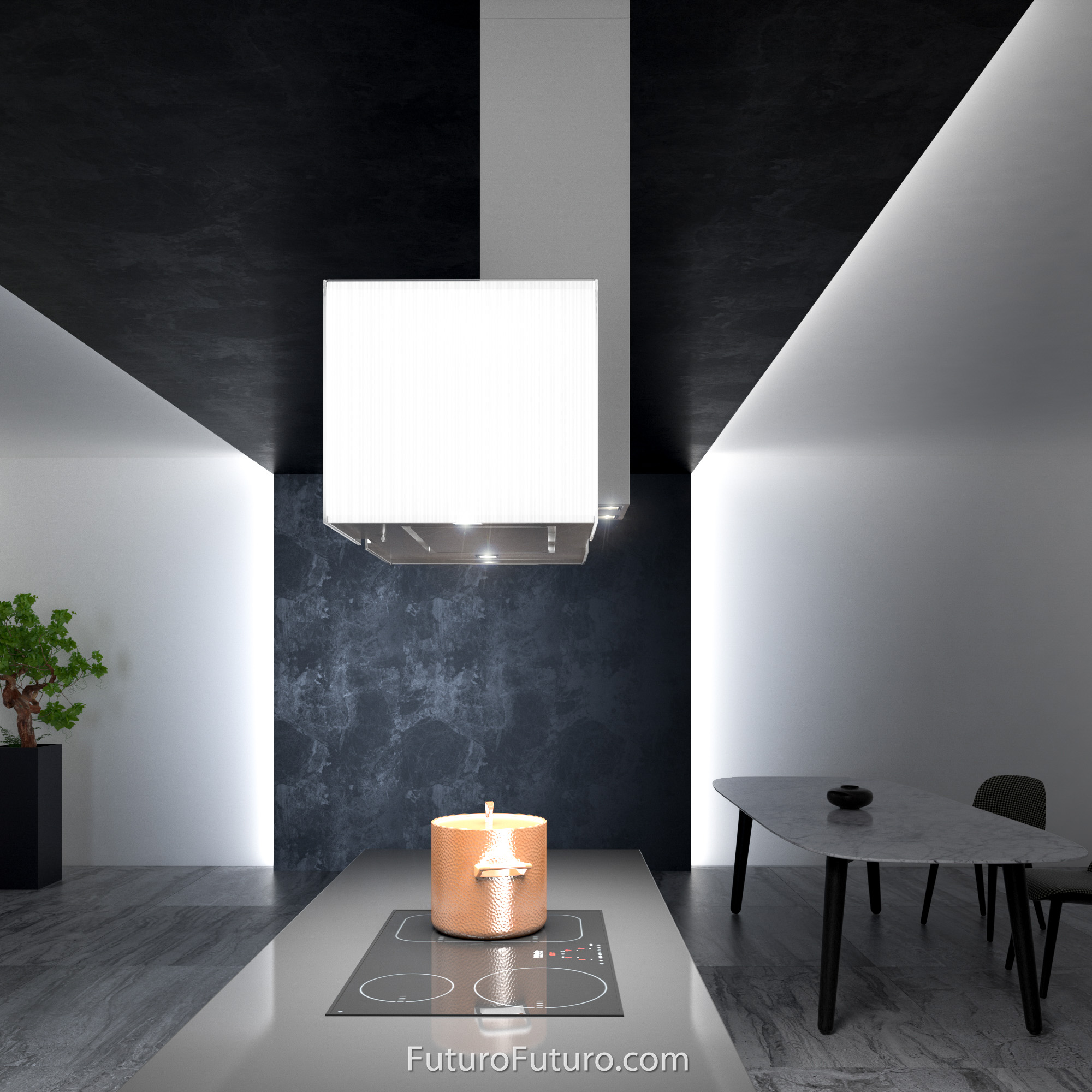 27″ Murano Frost Island Range Hood IS27MURFROST