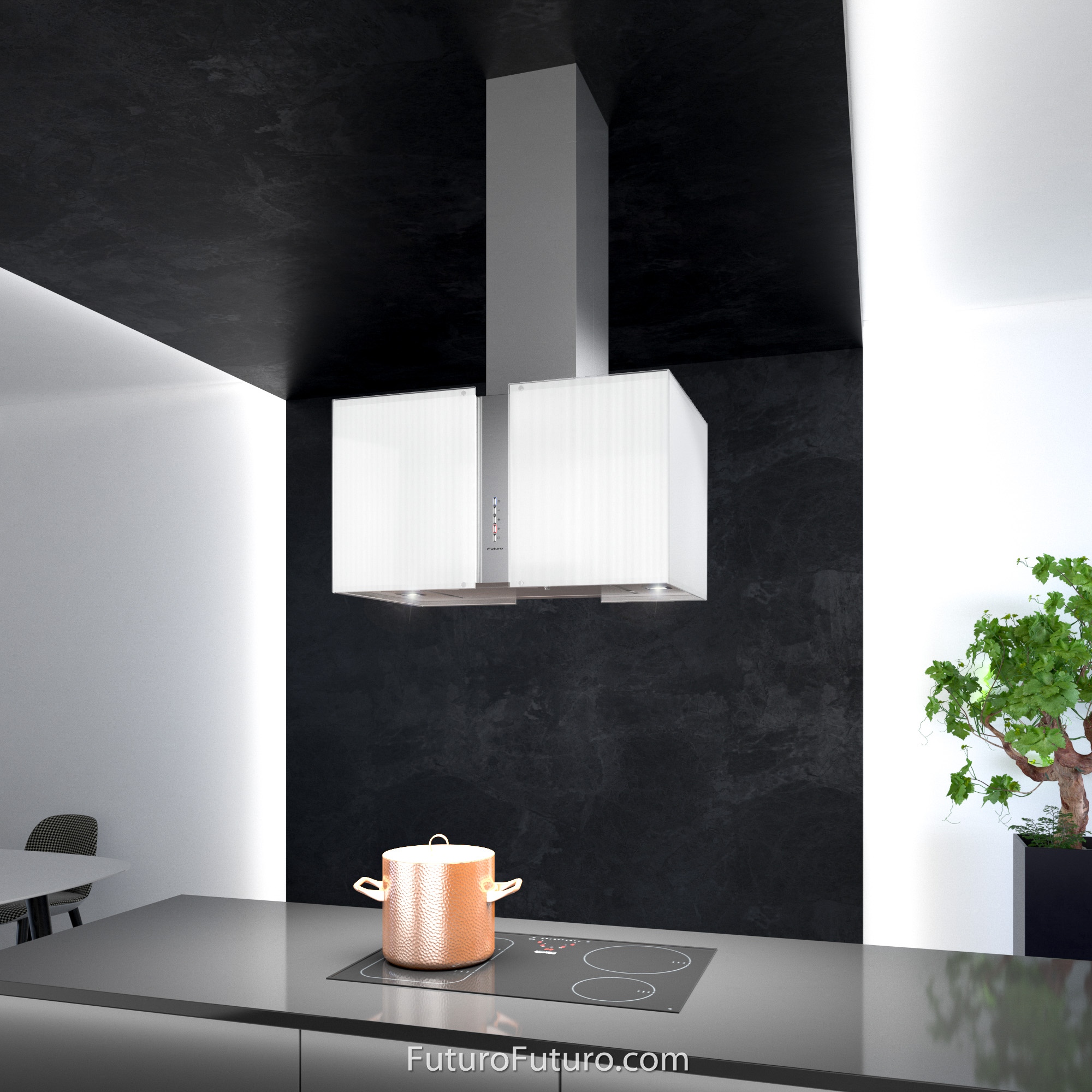 27″ Murano Frost Island Range Hood IS27MURFROST