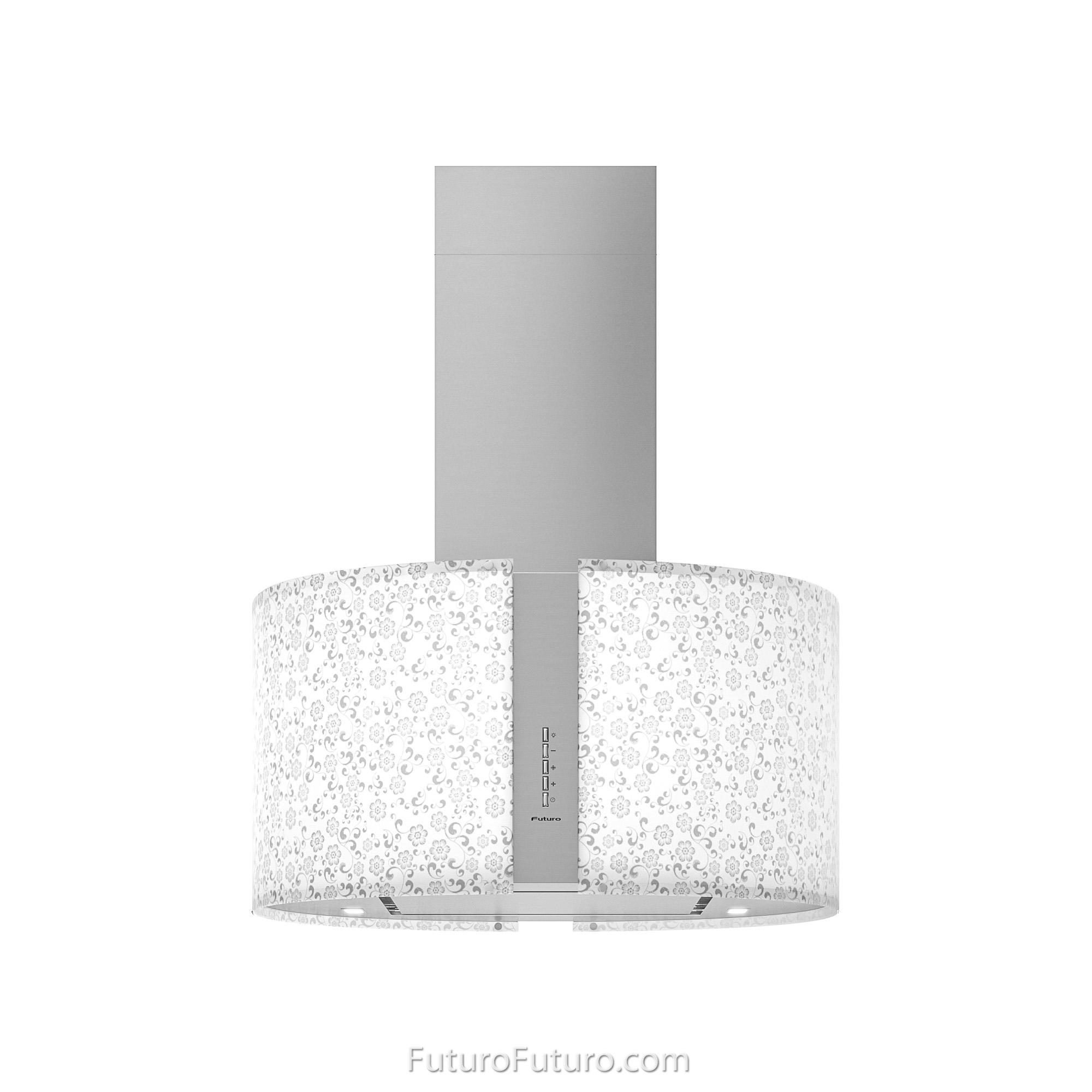 27″ Murano Mayflower LED Island Range Hood IS27MURMAYFLOWERLED