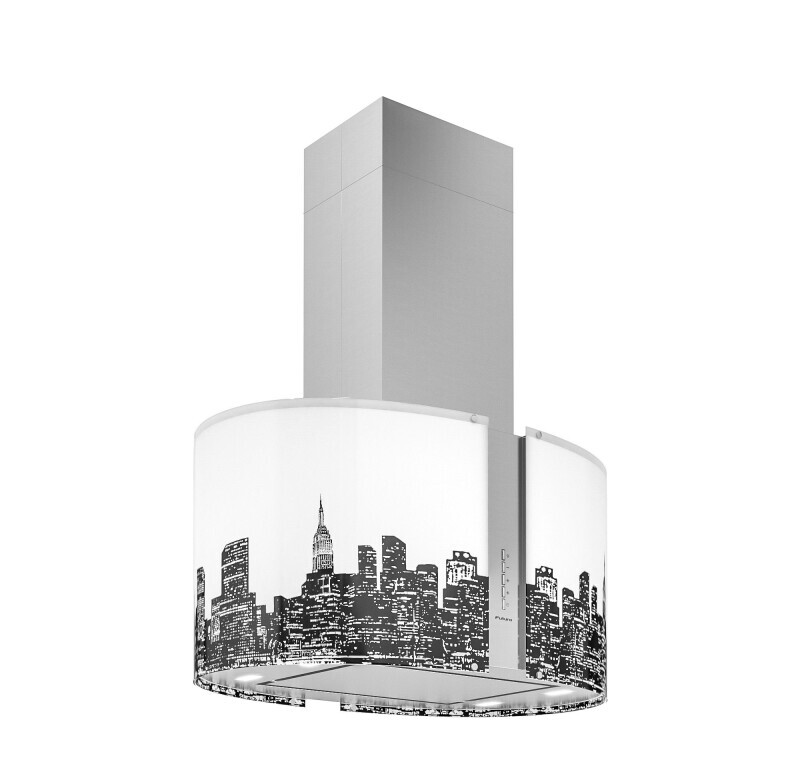 27″ Murano Metro LED Island Range Hood IS27MURMETROLED