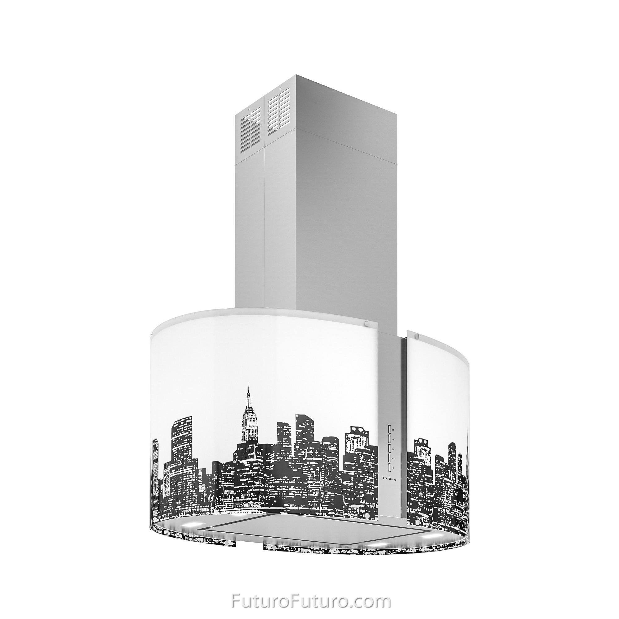 27″ Murano Metro LED Island Range Hood IS27MURMETROLED