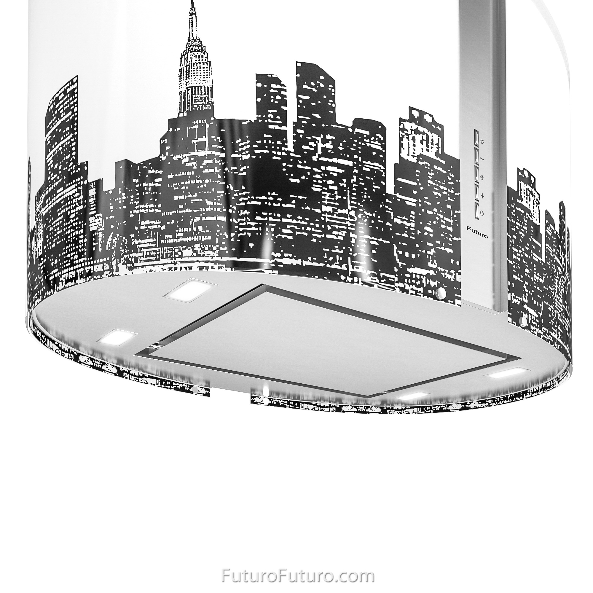 27″ Murano Metro LED Island Range Hood IS27MURMETROLED