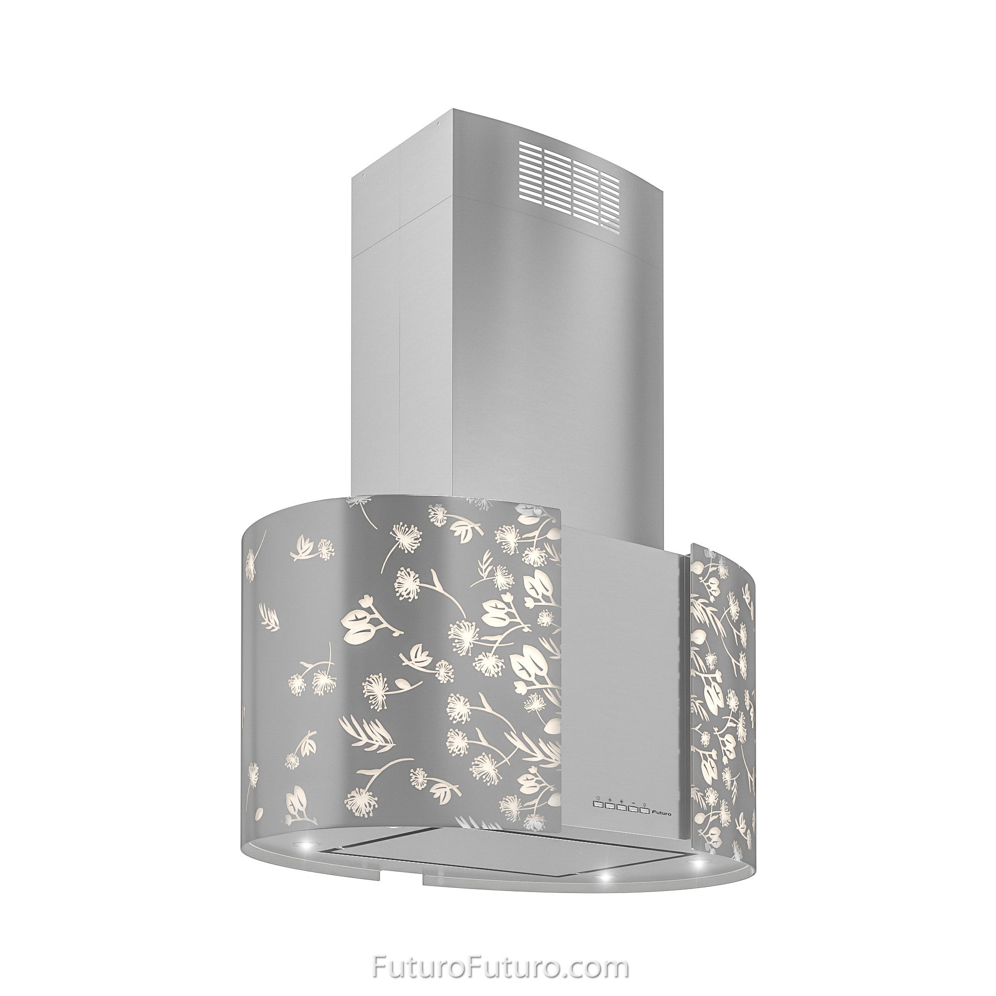 27″ Murano Moonlight LED Island Range Hood IS27MURMOONLIGHTLED