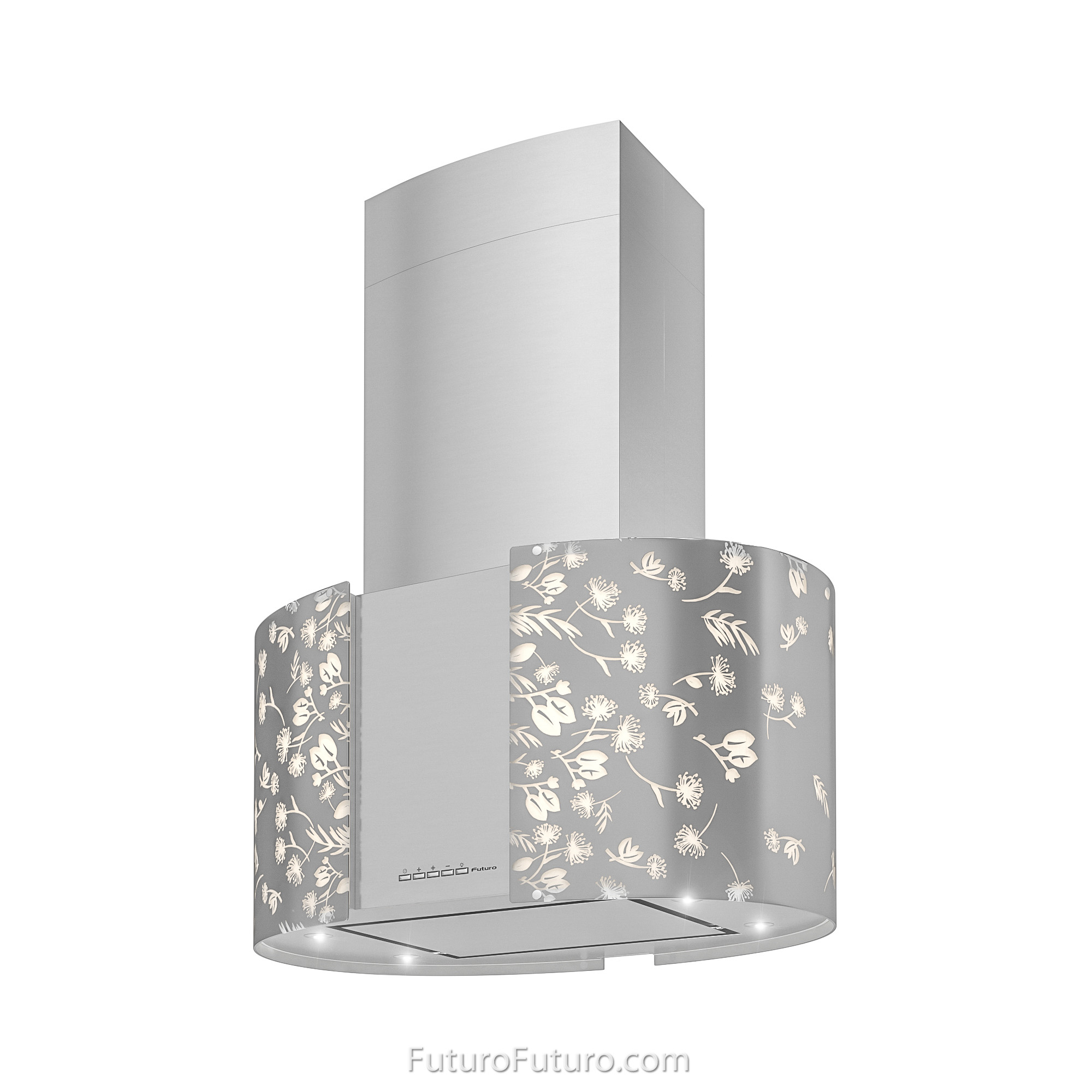 27″ Murano Moonlight LED Island Range Hood IS27MURMOONLIGHTLED