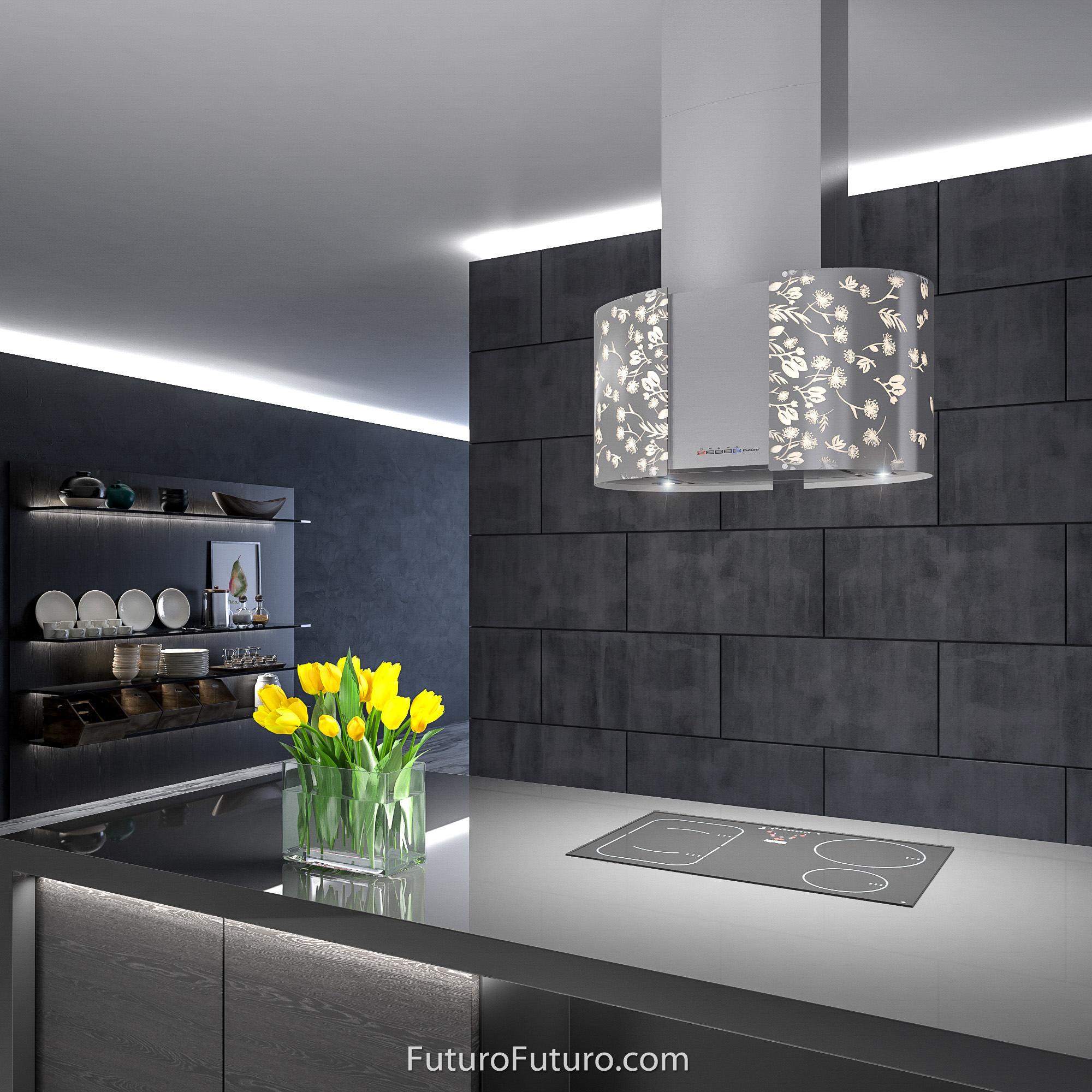 27″ Murano Moonlight Island Range Hood IS27MURMOONLIGHT