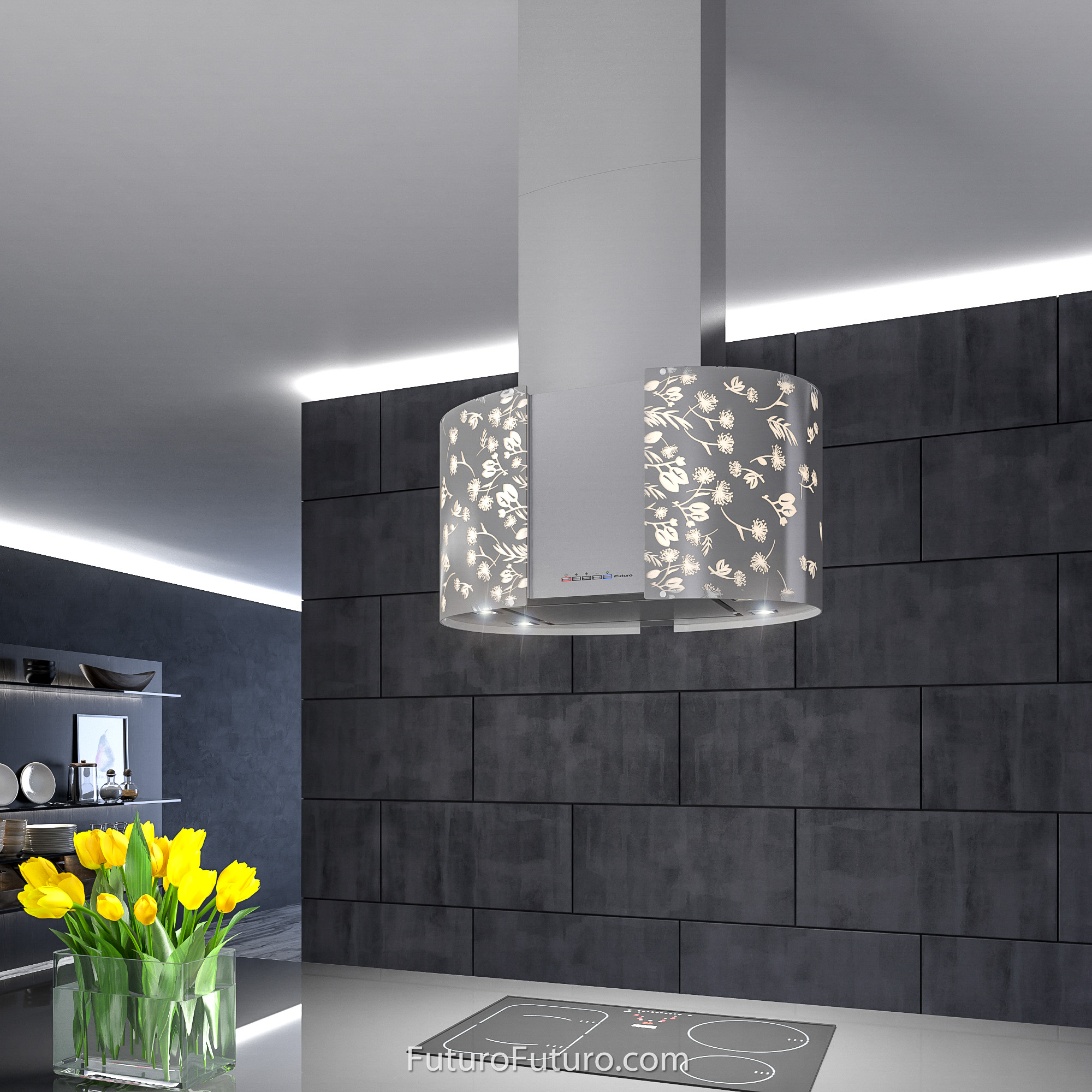 27″ Murano Moonlight Island Range Hood IS27MURMOONLIGHT