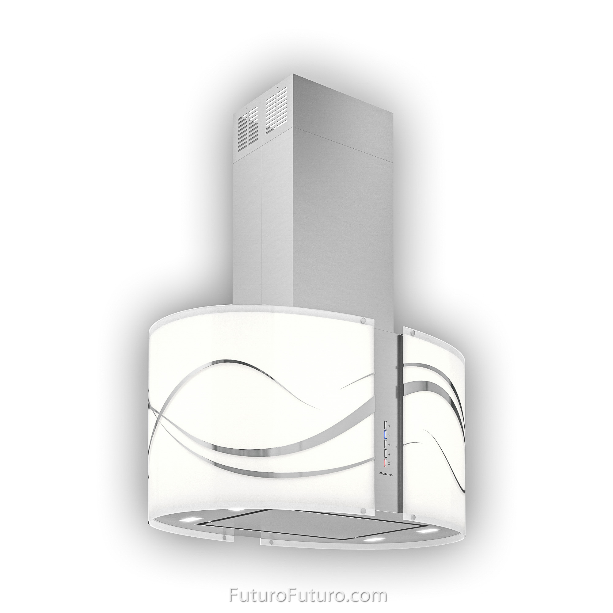 27″ Murano Serenity LED Island Range Hood IS27MURSERENITYLED