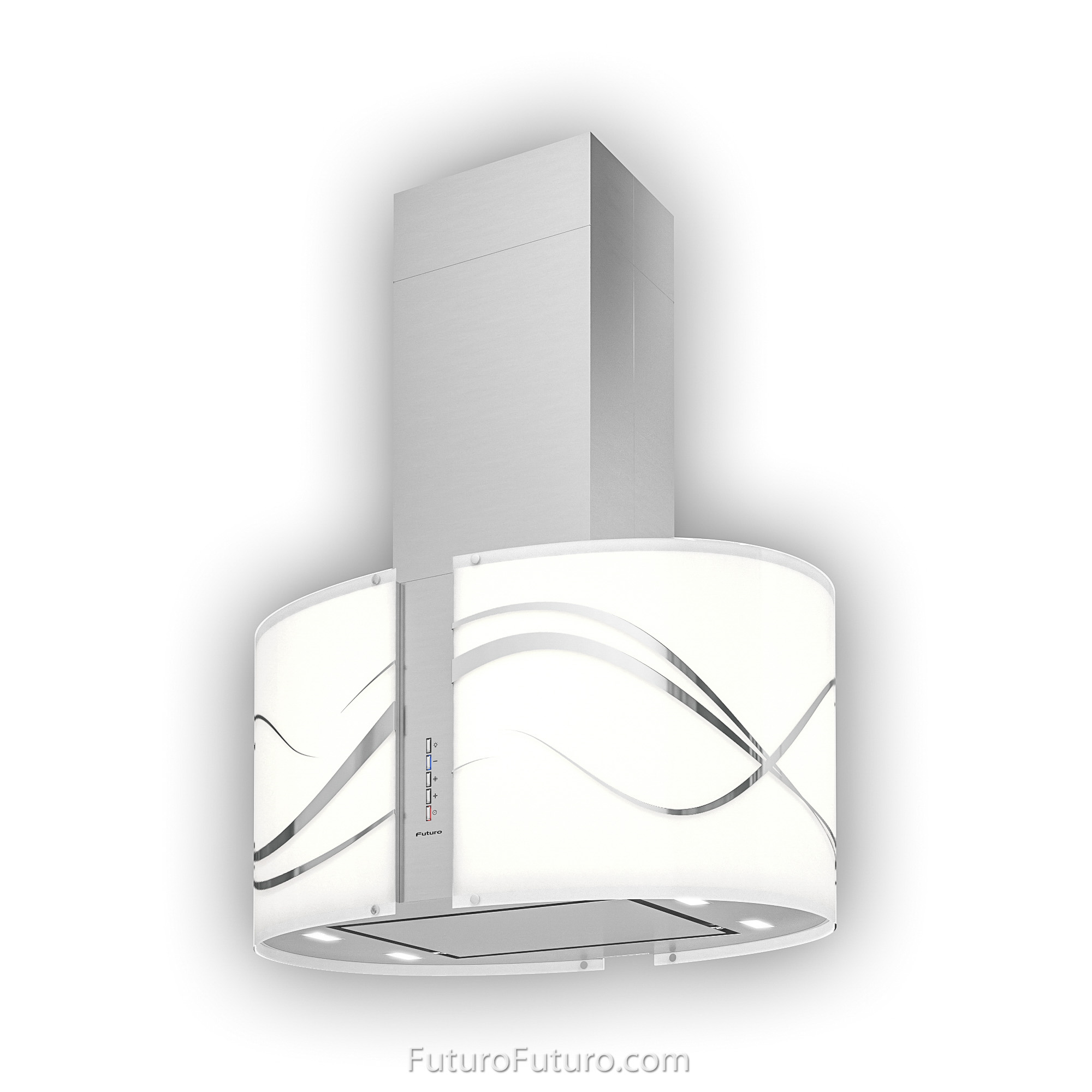 27″ Murano Serenity LED Island Range Hood IS27MURSERENITYLED