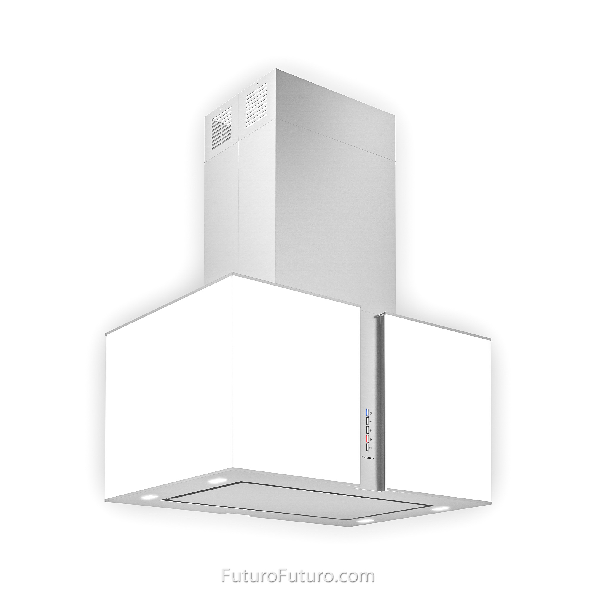 27″ Murano Snow LED Island Range Hood IS27MURSNOWLED