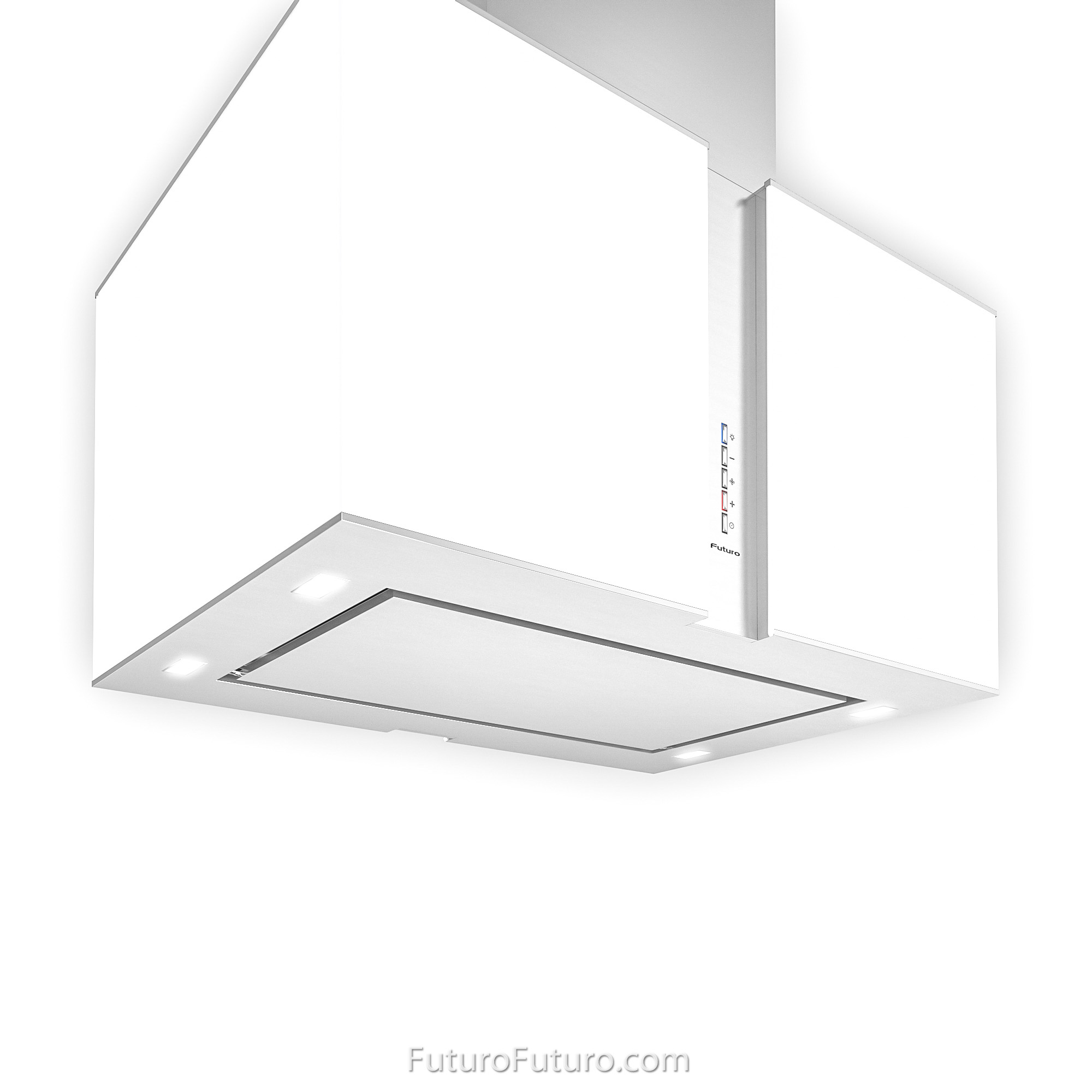27″ Murano Snow LED Island Range Hood IS27MURSNOWLED