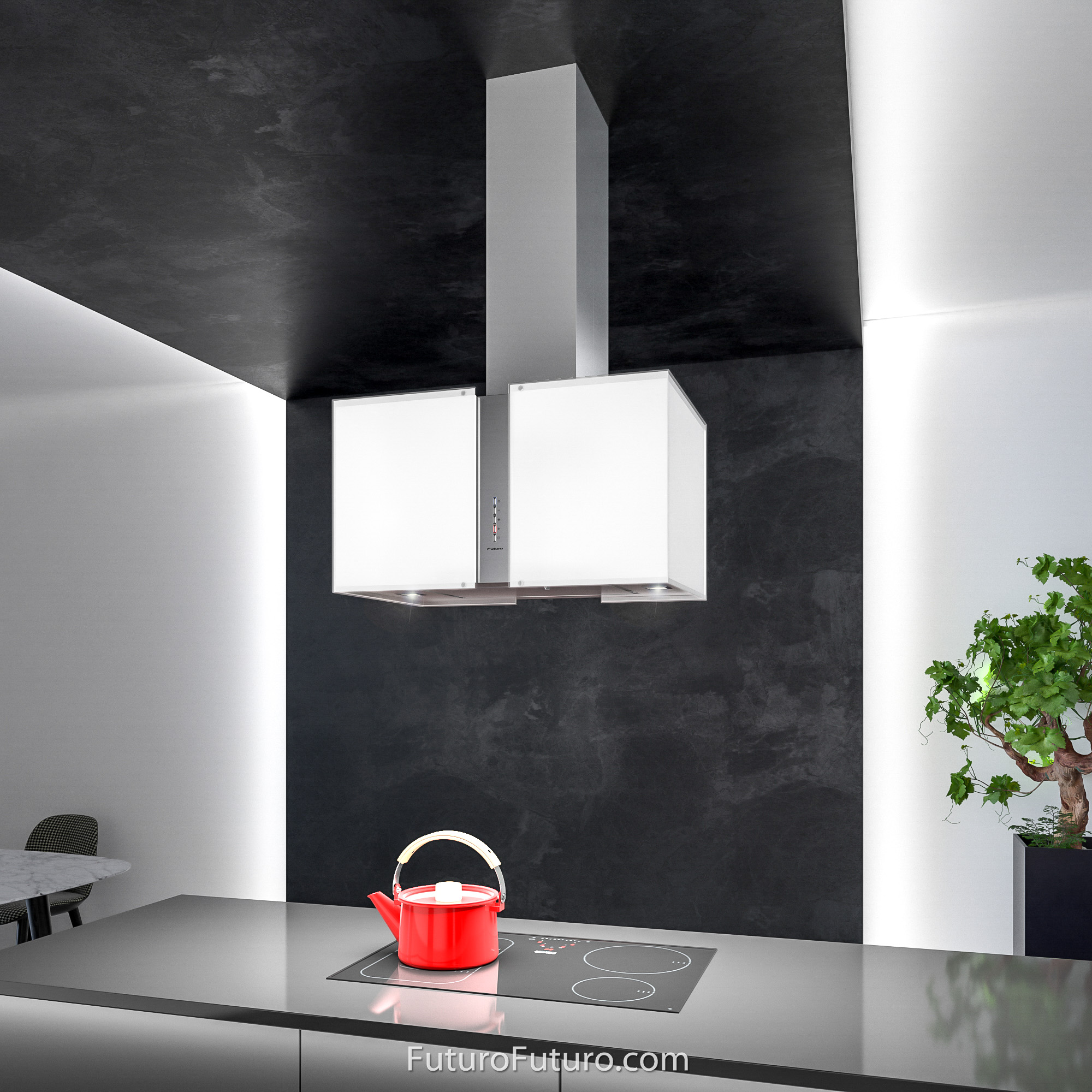 27″ Murano Snow Island Range Hood IS27MURSNOW