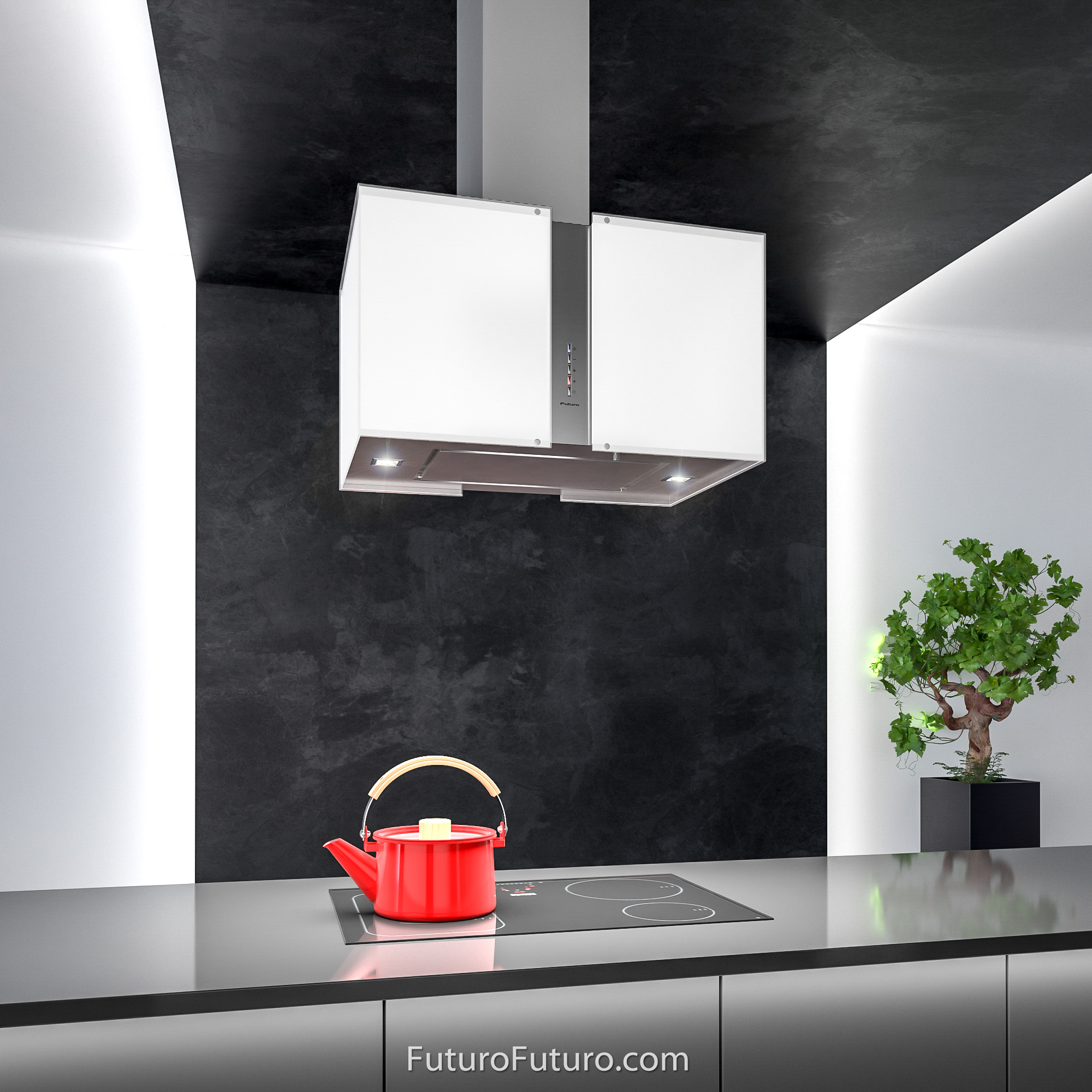 27″ Murano Snow Island Range Hood IS27MURSNOW