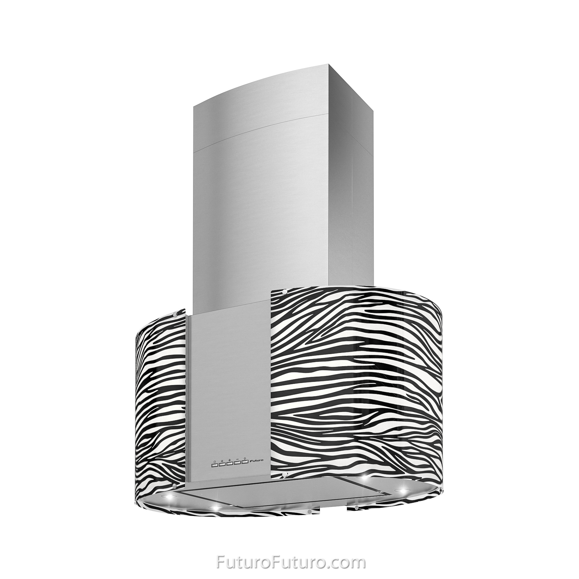 27″ Murano Zebra LED Island Range Hood IS27MURZEBRALED