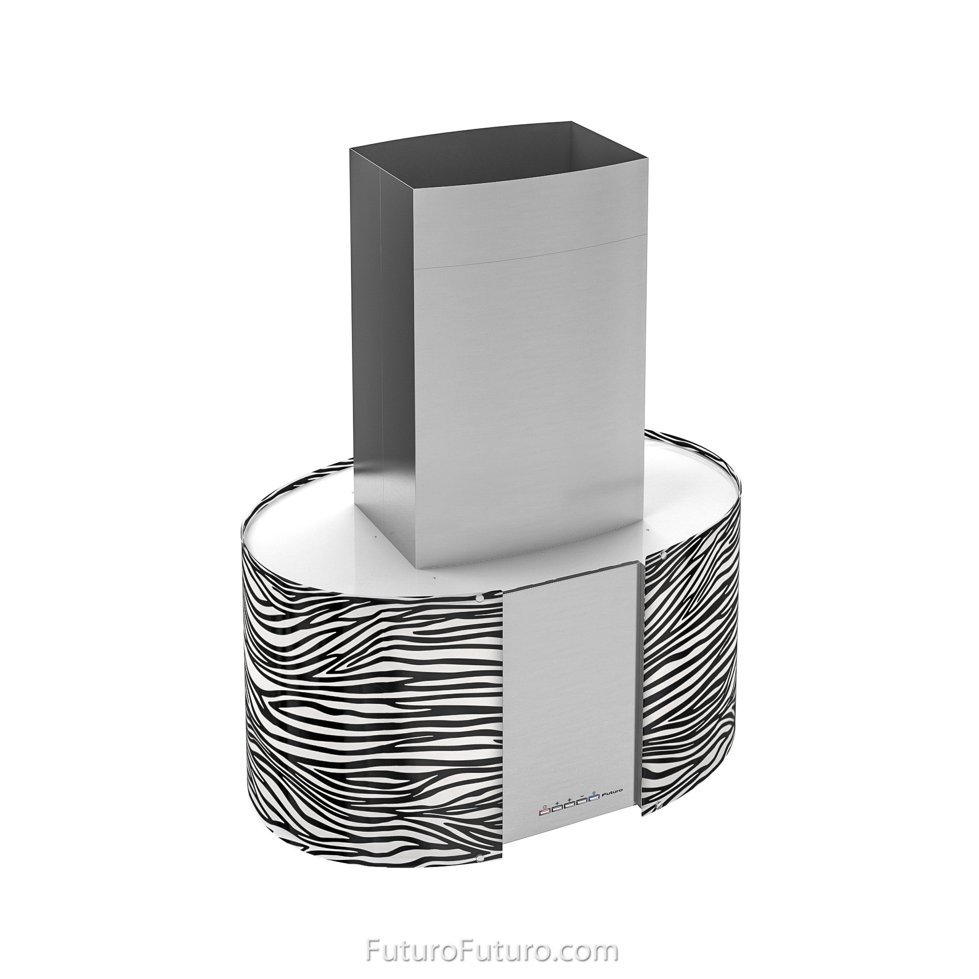 27″ Murano Zebra LED Island Range Hood IS27MURZEBRALED