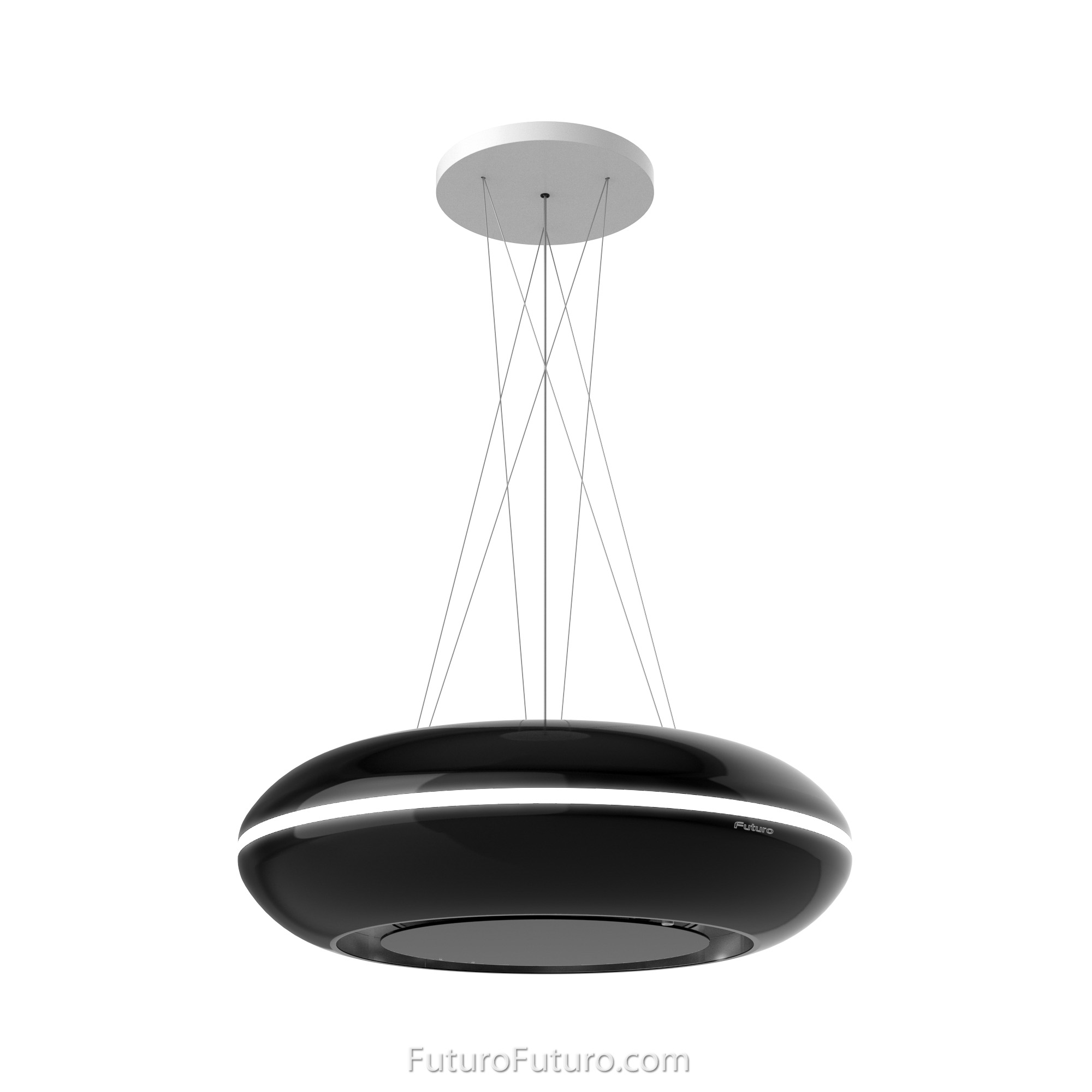 30″ Orbit Black Island Range Hood IS30ORBITBLK