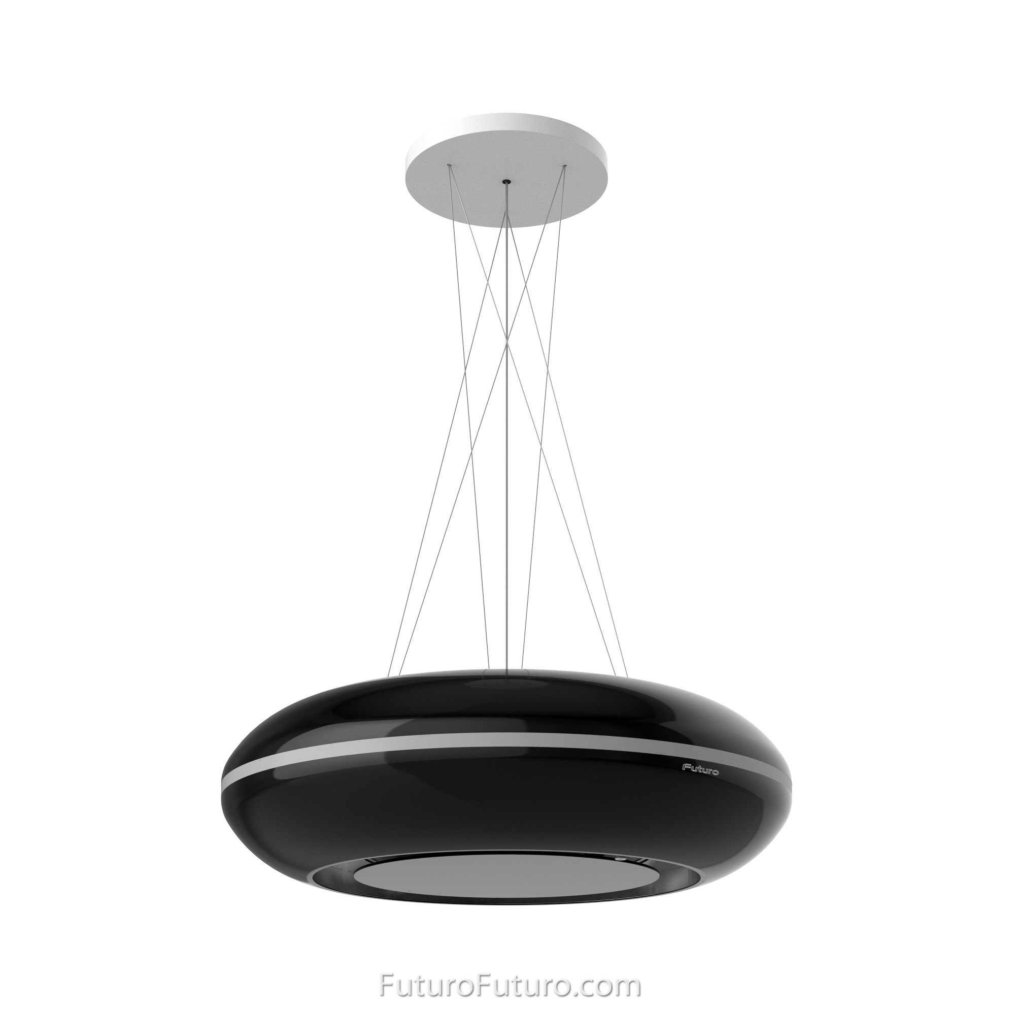 30″ Orbit Black Island Range Hood IS30ORBITBLK